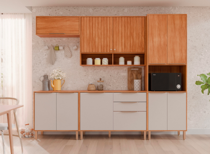 Cozinha Completa Divina Esplendida Celeste