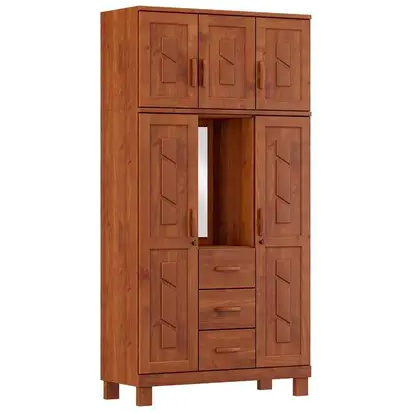 Guarda Roupa Capelinha 5 Portas 3 Gavetas