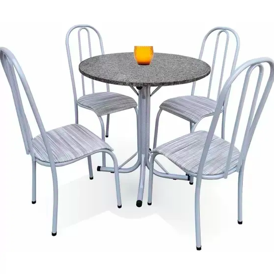 Mesa Havai 4 cadeiras - Branco 