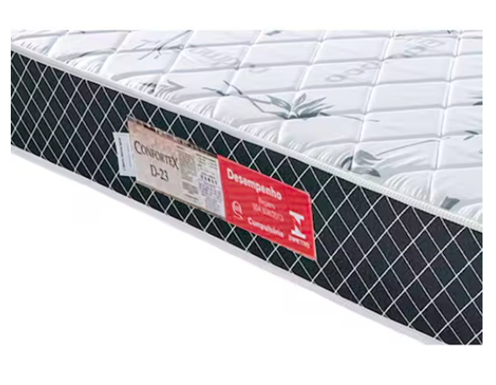 Colchão de Solteiro Plumatex Confortex Espuma D-23 Confortex 78x188x14